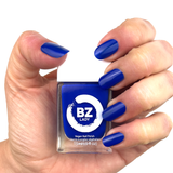 Vegan nail polish cobalt blue BZ Lady Los Angeles