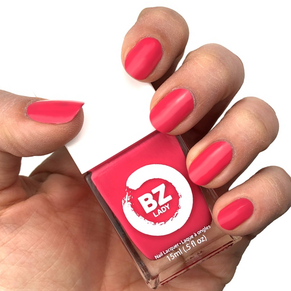 Vegan nail polish red BZ Lady Madrid