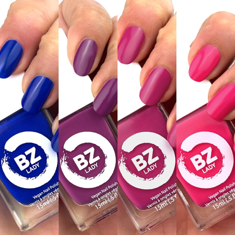 Vegan nail polish BZ Lady Super Star Collection