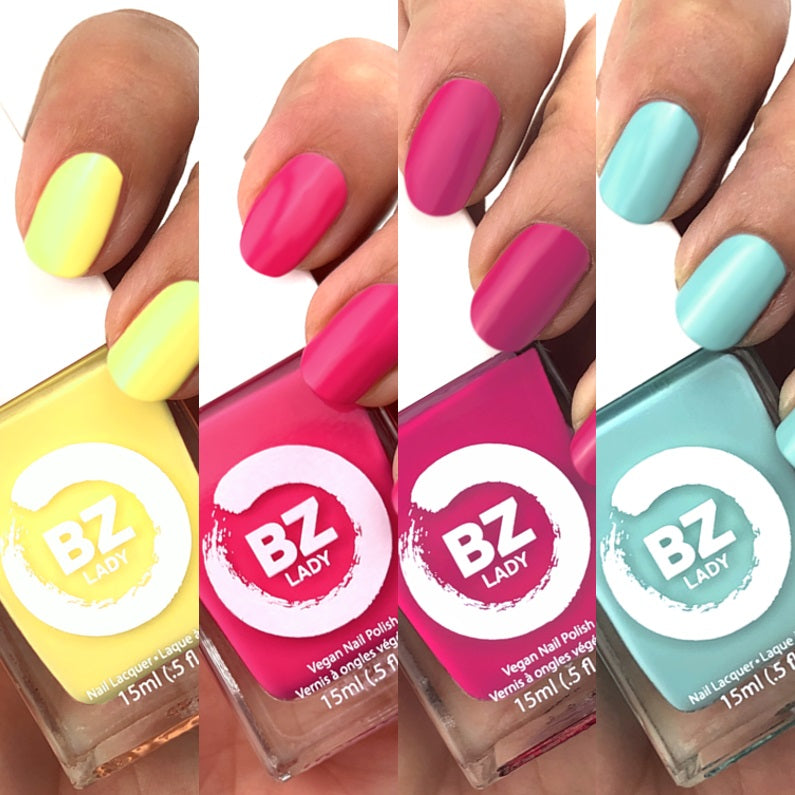 Vegan nail polish BZ Lady Tropical Vacation Collection