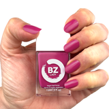 Vegan nail polish vibrant magenta BZ Lady Pasadena