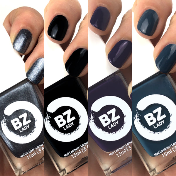 Vegan nail polish BZ Lady Mystery of the Night Collection