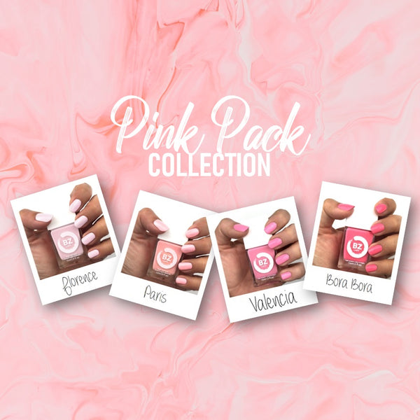 Vegan nail polish pink BZ Lady Collection