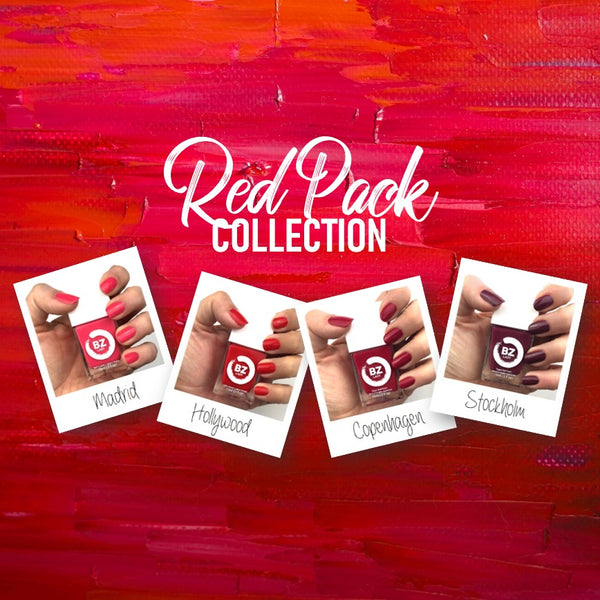Vegan nail polish red BZ Lady Collection