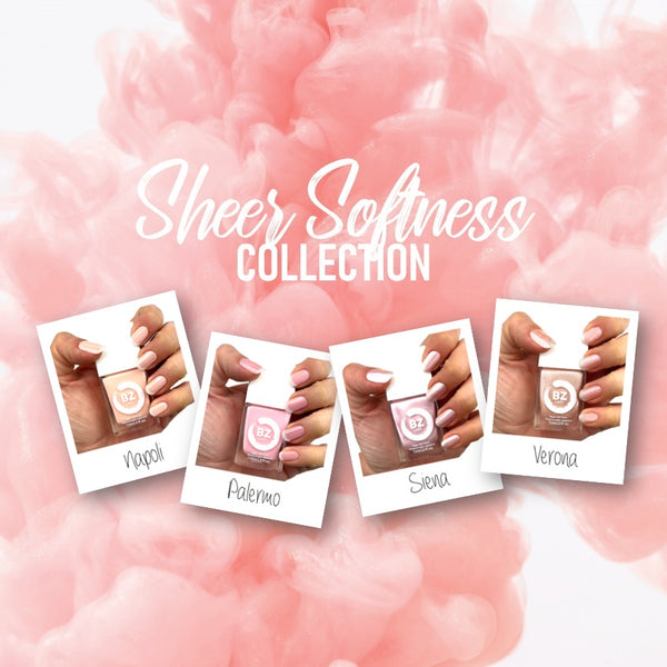 Vegan nail polish BZ Lady Sheer Softness Collection