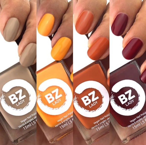 Vegan nail polish BZ Lady Sugar and Spice Collection