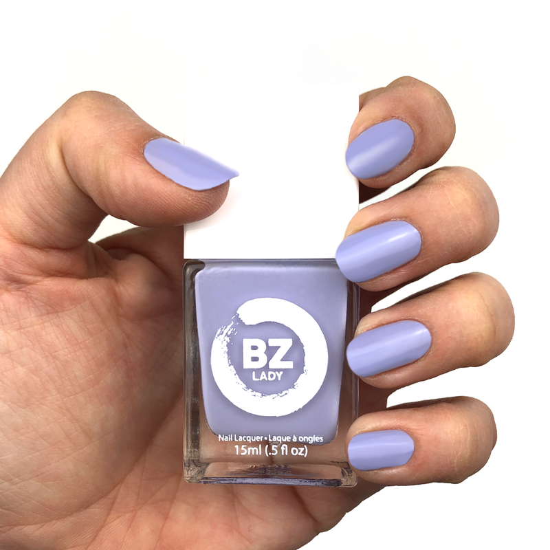 Vegan nail polish purple BZ Lady Rome