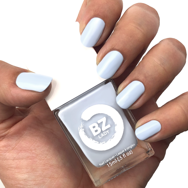 Vegan nail polish blue BZ Lady Venice