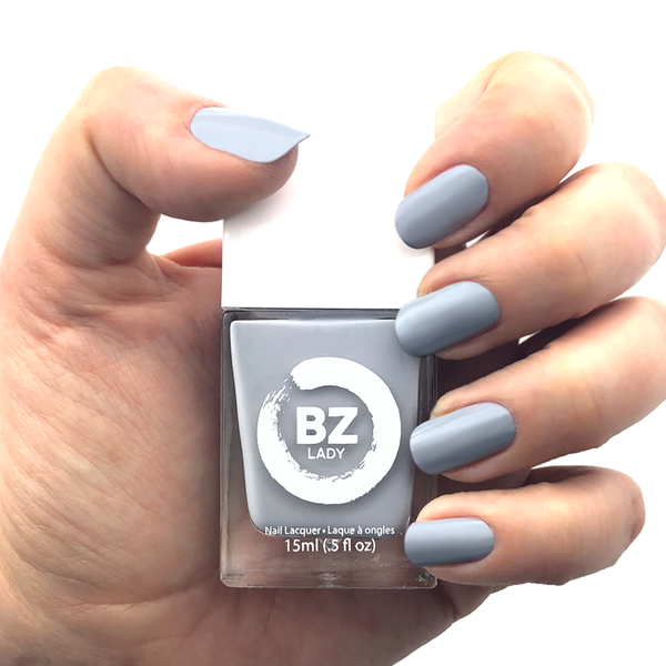 Vegan nail polish grey BZ Lady Toronto