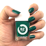Vegan nail polish dark forest green BZ Lady Sydney